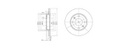 [DELBG3364] DISQUE FREIN XSARA/P206/5097 (PAIRE) Ø247 oe=4246R8
