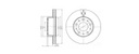 [DELBG4059] DISQUE FREIN AV JUMPER AP06 diam280 (PAIRE)