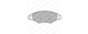 [DELLP1699] PLAQ FREIN  206 BOSCH AP00/11093/ oe=425320