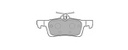 [DELLP2503] PLAQ FREIN  AR PEUGEOT 308 AP2013