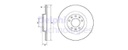 [DELBG4662C] DISQUE FREIN ARR JUMPY 3/ 2017 (PAIRE)